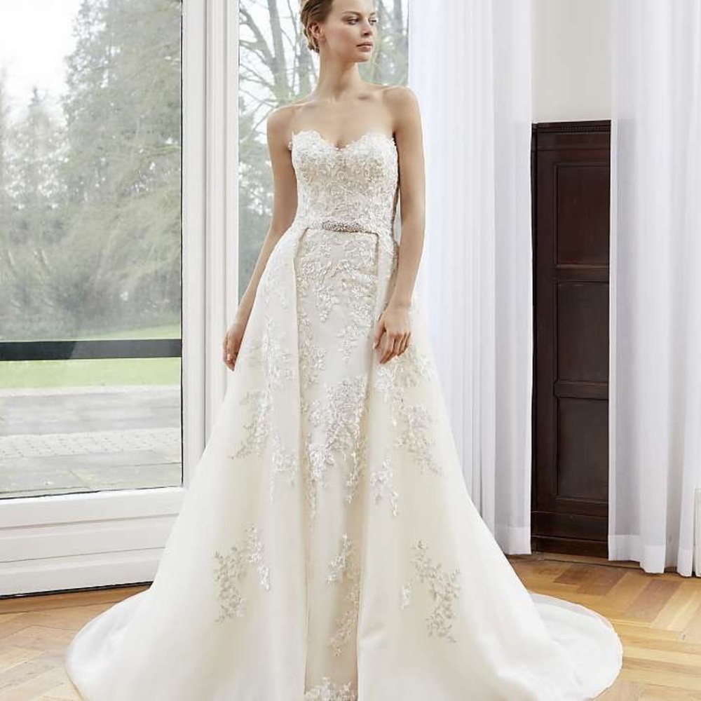 Modeca Alba Wedding Dress with Overskirt